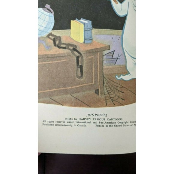HC Book Casper The Friendly Ghost in Ghostland 1976 Wonder Books #850 Cartoon - Picture 4 of 8